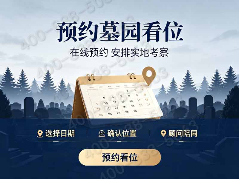 中华永久陵园生态园林布局 多材质墓碑对比